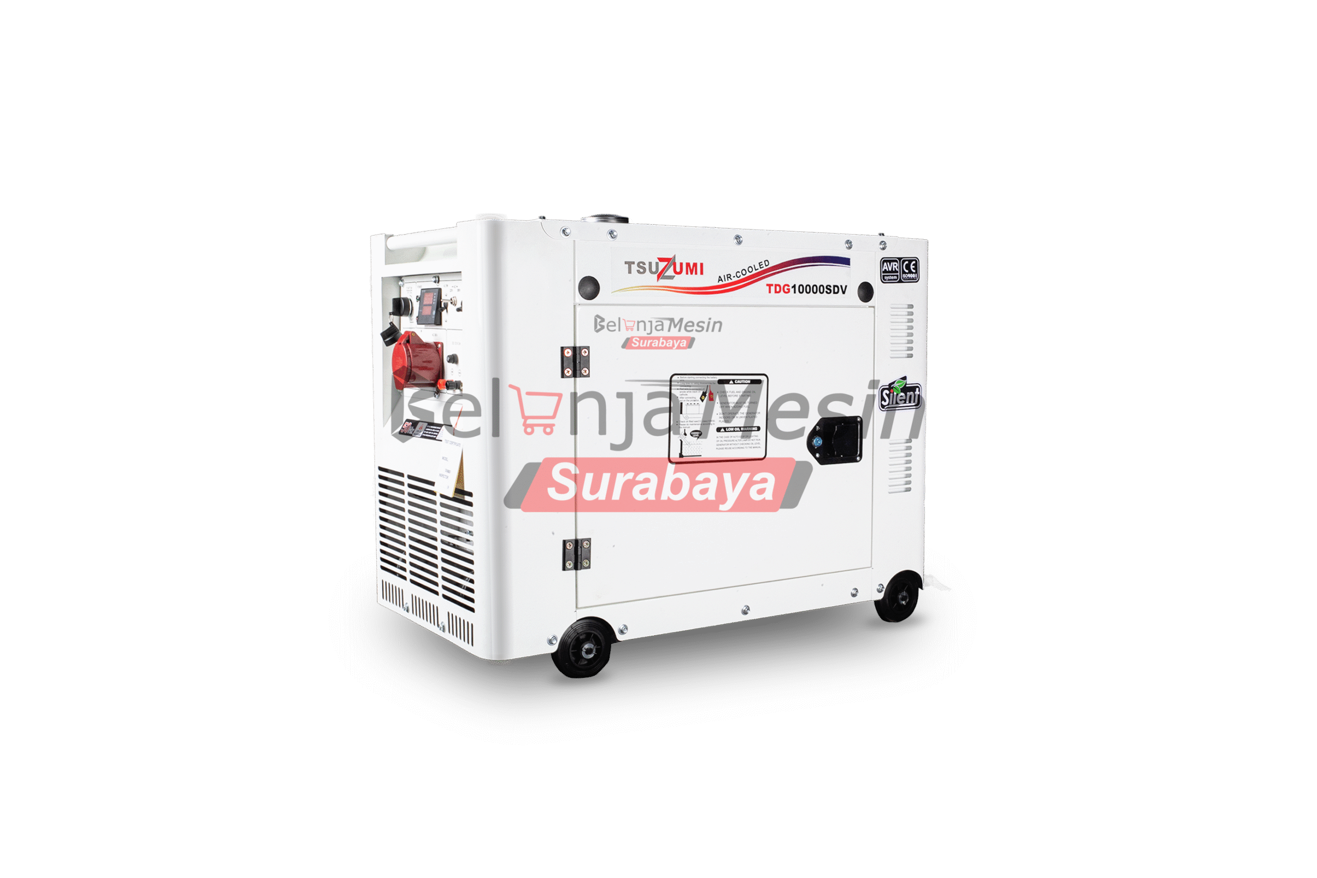 Genset 9 KVA Solar Tsuzumi TDG 10000SDV Genset 7000 Watt Silent Dual Voltage 220&380 Voltase Japan Technology