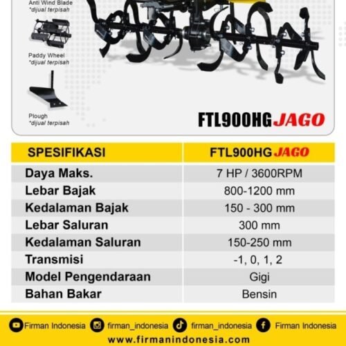TRAKTOR FIRMAN FTL 900 HG JAGO - Image 4