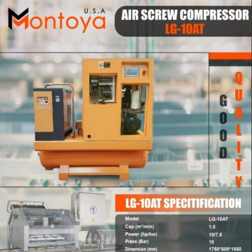 Screw Kompresor 3 in 1 LG 10 AT kompresor angin udara 10 hp
