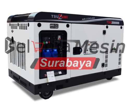 Genset Silent Generator TDG 20000 S 20 KVA 1 phase Tsuzumi Japan