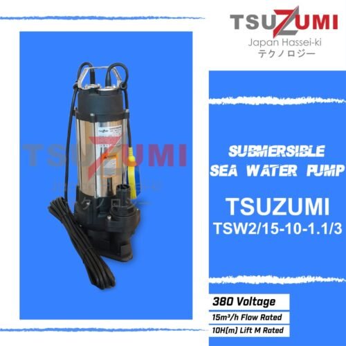 Pompa celup Submersible pump 2 inch 3 phase Tsuzumi TSW 2/15-10-1.1/3 - Image 2