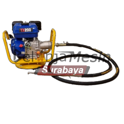 Vibrator Cor Semen Engine Bensin TSUZUMI TX200 6,5hp Lengkap + Selang Vibrator 4m