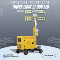 Menara Lampu Tower Light Tsuzumi LT 500 LED(Tanpa Genset) Japan Technology