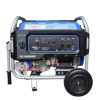 Genset Open 10 KVA Gasoline & Lpg 8000 Watt Tsuzumi TG 10000 DF Japan Technology