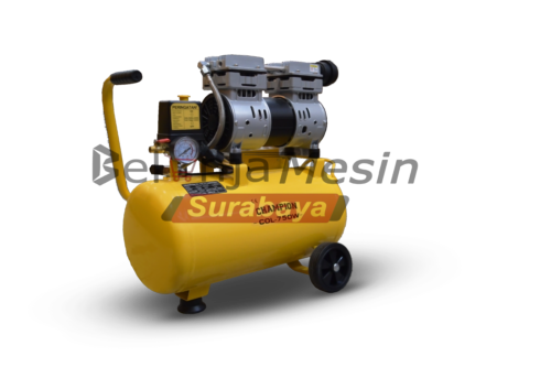 Kompresor oiless tanpa oli 1pk CHAMPION 1 pk 1 hp 1hp Super Silent COL750W USA Air Compressor