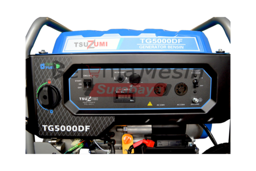 Genset TG 5000 DF LPG & Bensin 3000 Watt 5 KVA Tsuzumi Japan Technology - Image 5