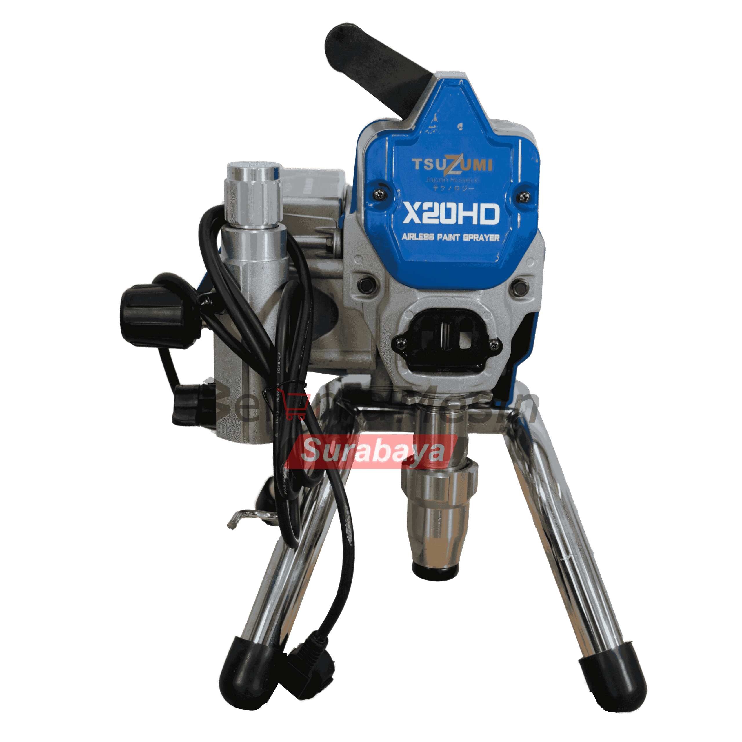 Airless Paint Sprayer Mesin Semprot Cat Air dan Minyak Tsuzumi X20 HD Japan Technology - Image 6