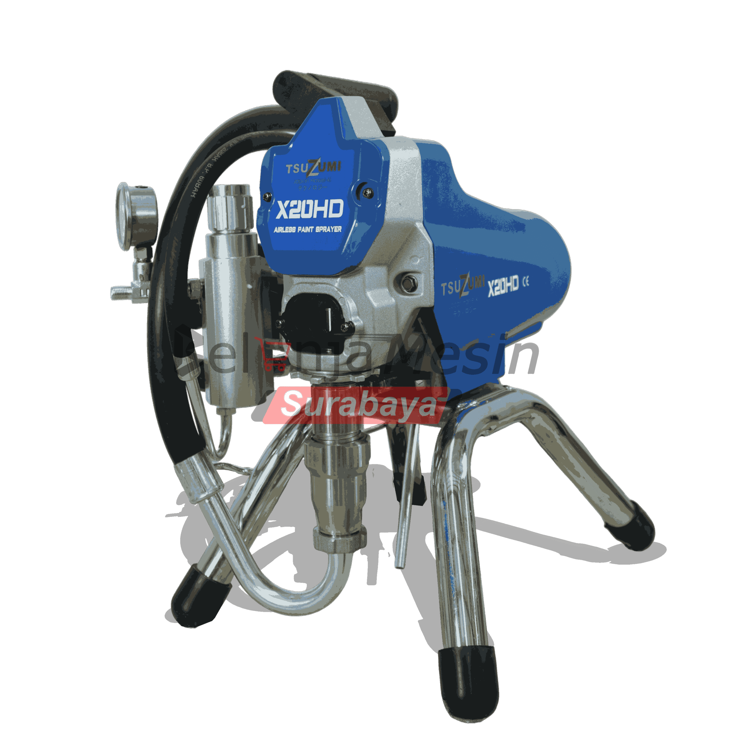 Airless Paint Sprayer Mesin Semprot Cat Air dan Minyak Tsuzumi X20 HD Japan Technology - Image 4