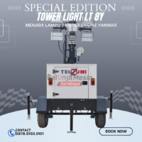 Menara Lampu Tower Light 7.2 Meter Tsuzumi with Yanmar Engine LT 8Y Japan Technology
