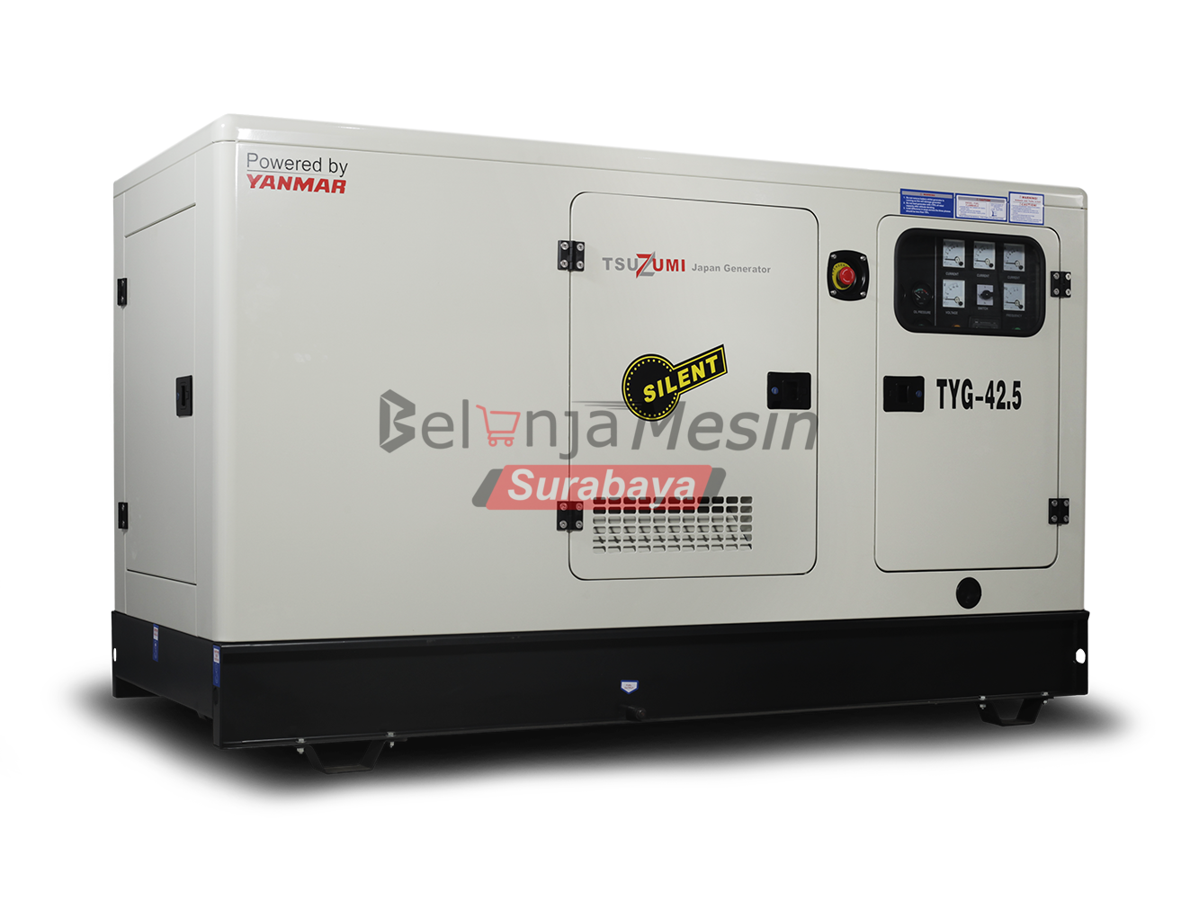 Genset 42,5 KVA Silent Diesel 34000 Watt Tsuzumi Yanmar TYG 42,5 KVA Japan Technology