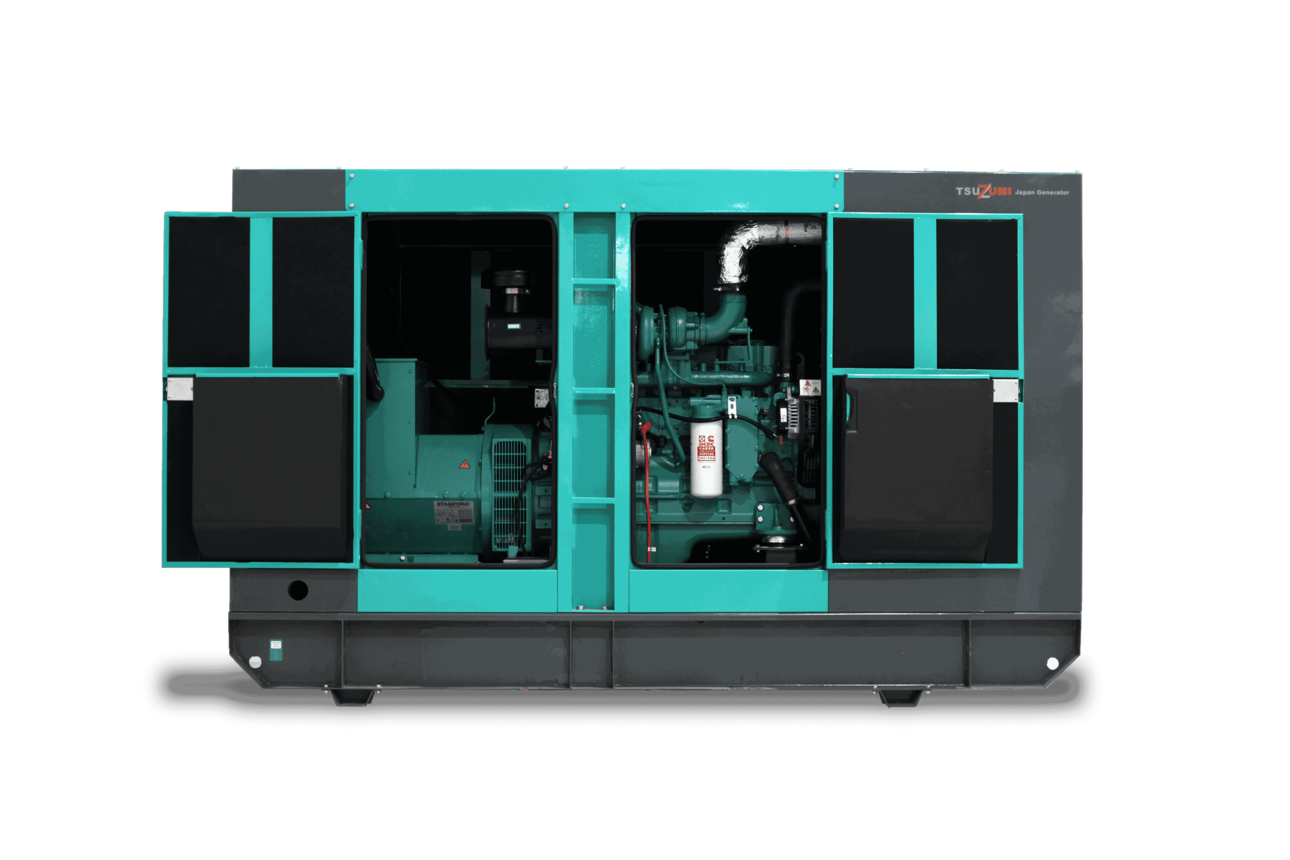 Genset 200 KVA Silent Diesel 150.000 Watt Tsuzumi Cummins TCG 200 KVA Japan Technology - Image 4
