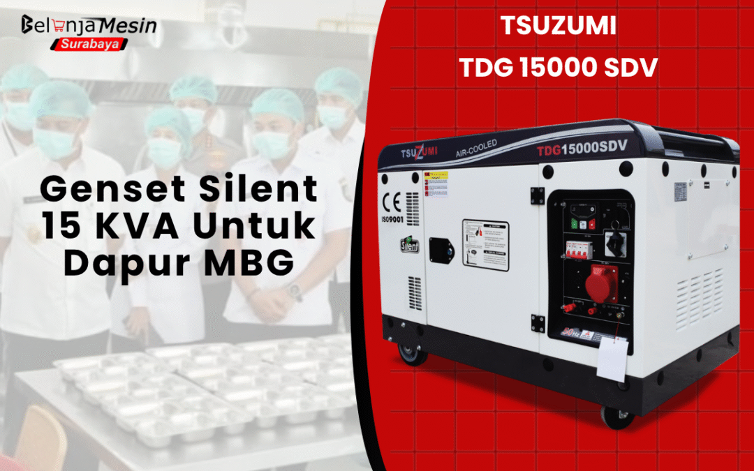Genset Dapur MBG, Genset Silent 15 KVA