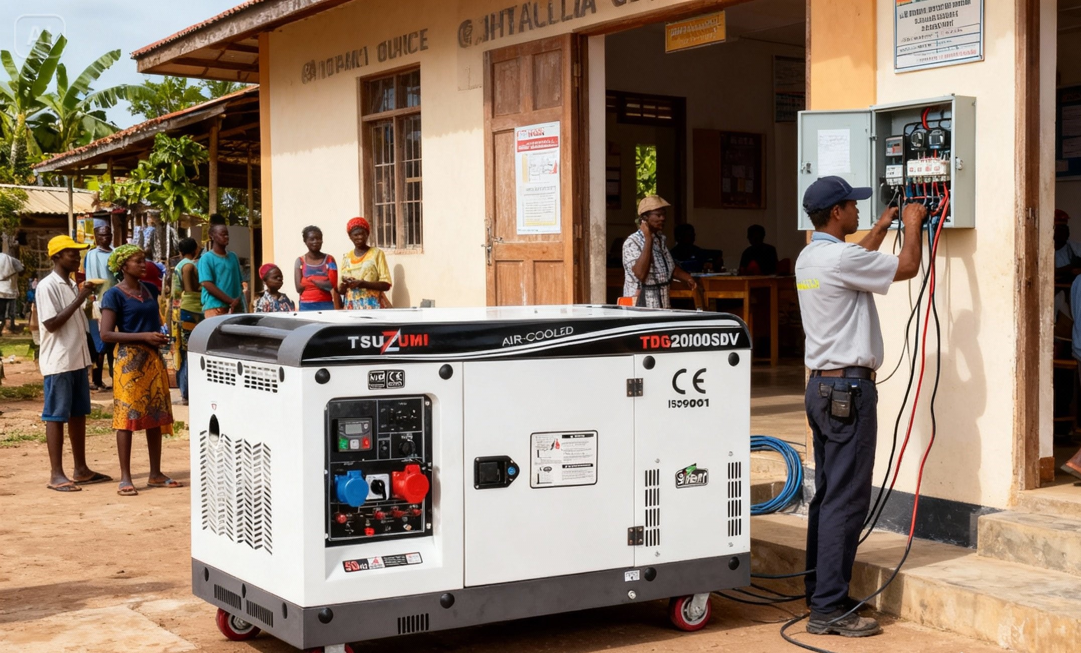 cara pengoperasian genset