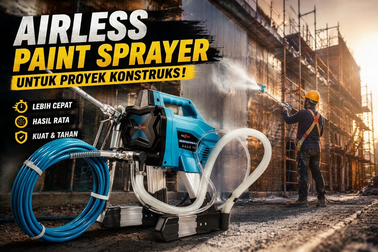 airless paint sprayer untuk proyek konstruksi