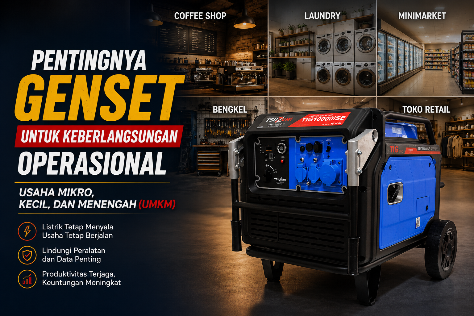 genset untuk operasional UMKM