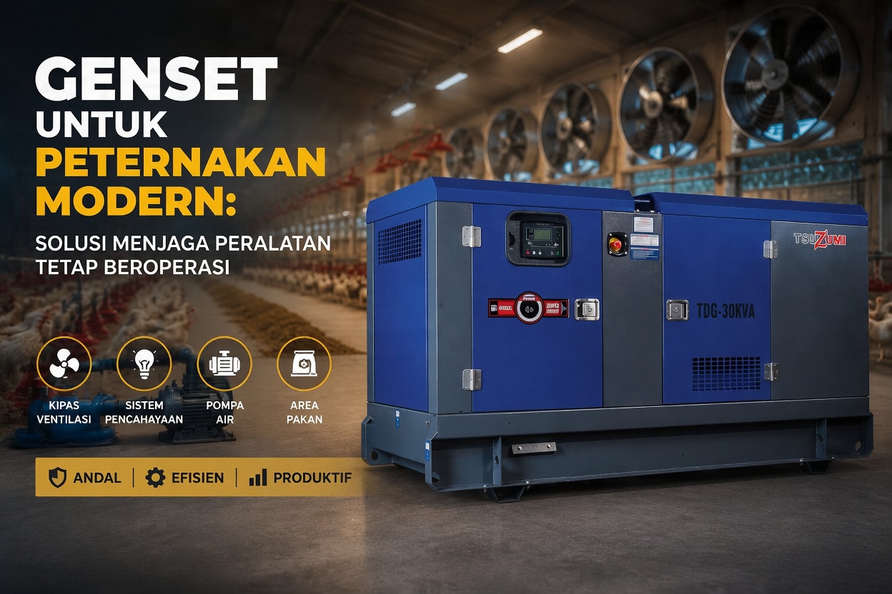 genset untuk peternakan ayam