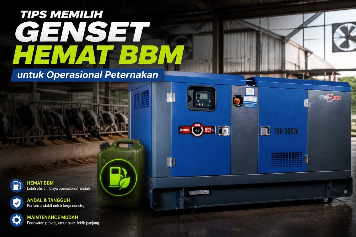 genset hemat BBM untuk peternakan