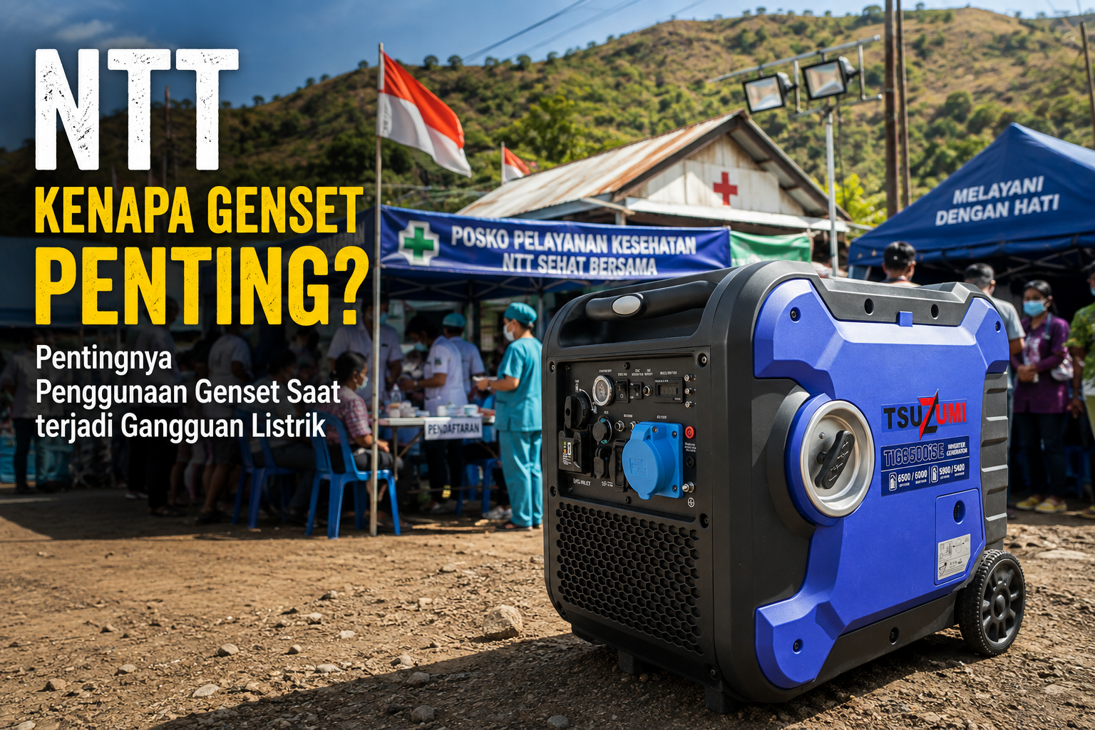 peran genset di ntt