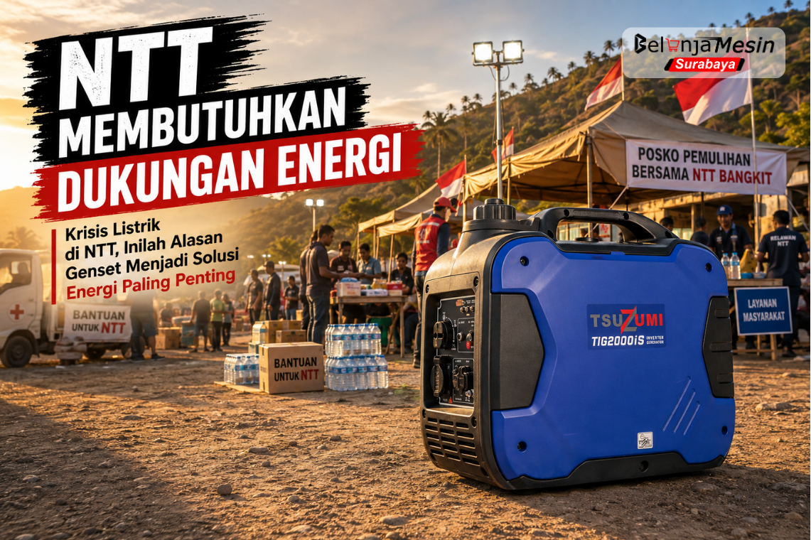 genset untuk ntt pemulihan