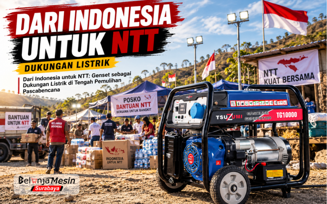 Dari Indonesia untuk NTT: Genset sebagai Dukungan Listrik di Tengah Pemulihan Pascabencana