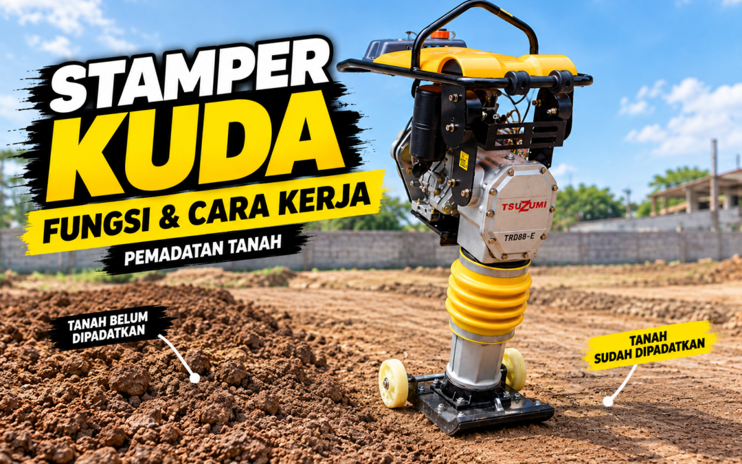 Stamper Kuda: Fungsi, Cara Kerja, dan Kegunaannya dalam Pemadatan Tanah