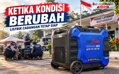 Ketika Bencana Mengganggu Aktivitas, Peran Penting Genset dalam Kondisi Darurat